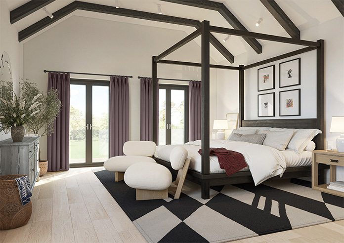 Stamford, Plum - Made to Measure Curtains - Image 8